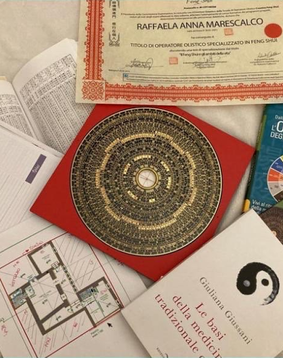 Collection of manuals and texts used in Raffaela Marescalco's study path for becoming a professional Feng Shui cosnultant.